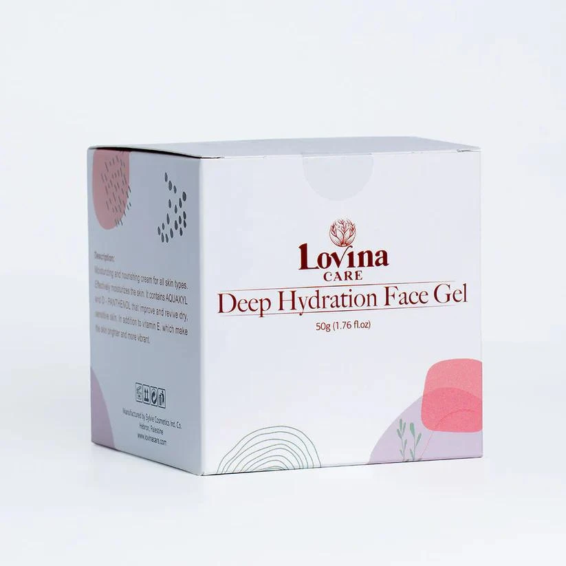 💧 جيل الترطيب العميق للوجه – 50 مل | لوفينا